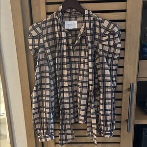 The Shirt by Rochelle Behrens Plaid Button Down